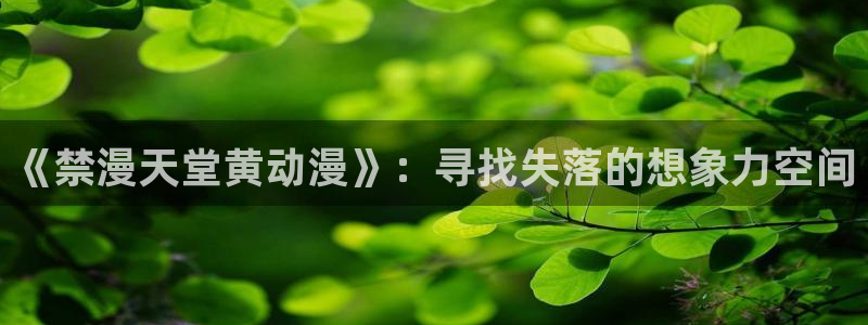 omofun动漫官网下载：《禁漫天堂黄动漫》：寻找失落的想象力空间