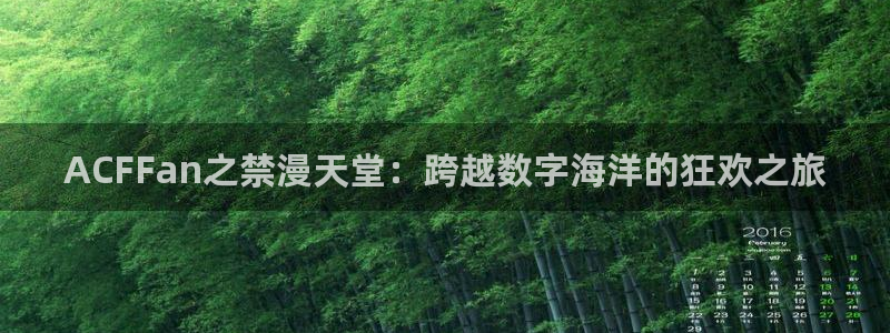 omofun.2xyz：ACFFan之禁漫天堂：跨越数字海洋的狂欢之旅